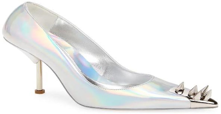 Alexander McQueen Punkstud Leather Pumps 'Silver High Heels' 697126W4T748258Silver Order Alexander McQueen Punkstud Leather Pumps 'Silver High Heels' 697126W4T748258Silver