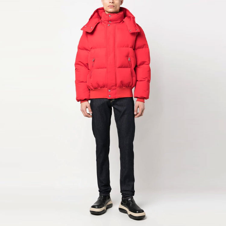 Lookbook Alexander McQueen Quilted Stand Collar Hooded Jacket for Men 726896-QUZ30-0905