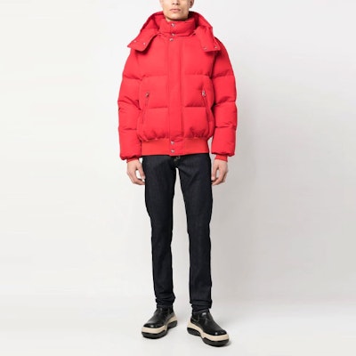 Alexander McQueen Quilted Stand Collar Hooded Jacket for Men 726896-QUZ30-0905 Lookbook Alexander McQueen Quilted Stand Collar Hooded Jacket for Men 726896-QUZ30-0905