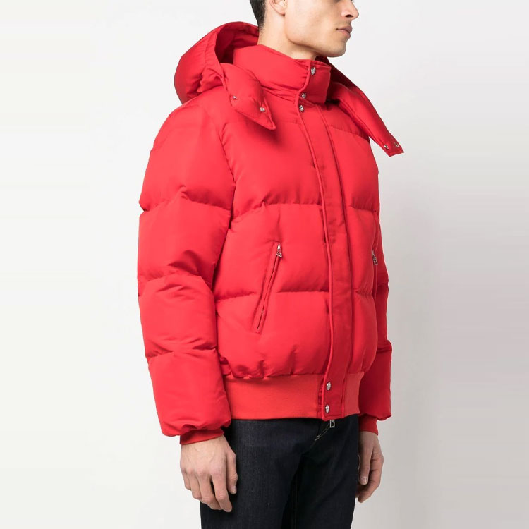 Purchase Alexander McQueen Quilted Stand Collar Hooded Jacket for Men 726896-QUZ30-0905