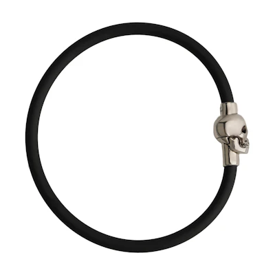 Alexander McQueen Retro Skull Fashion Rubber Bracelet Accessories 7058461AAIK8560