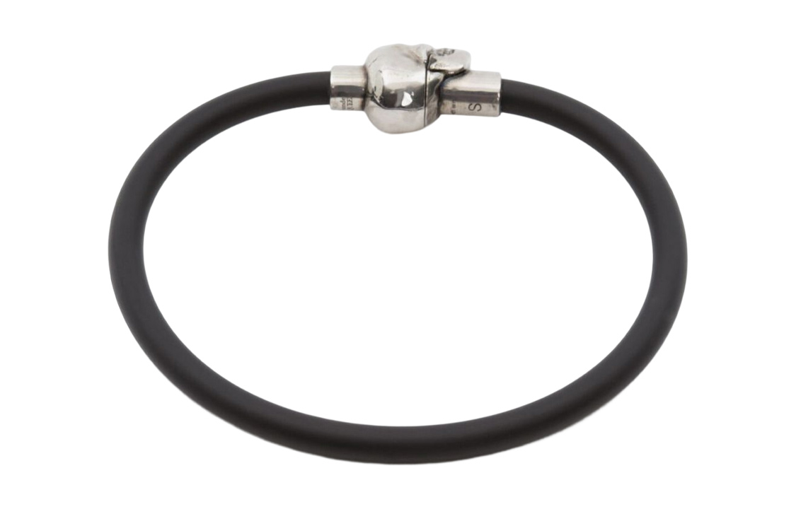 Shop 알렉산더 맥퀸 레트로 스컬 패션 고무 팔찌 액세서리 7058461AAIK8560