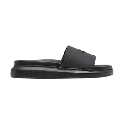 Alexander McQueen Rubber Hybrid Sandal 'Black'