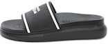 Buy Alexander McQueen Rubber Hybrid Sandal 'Black White' 627188-W4N40-1006