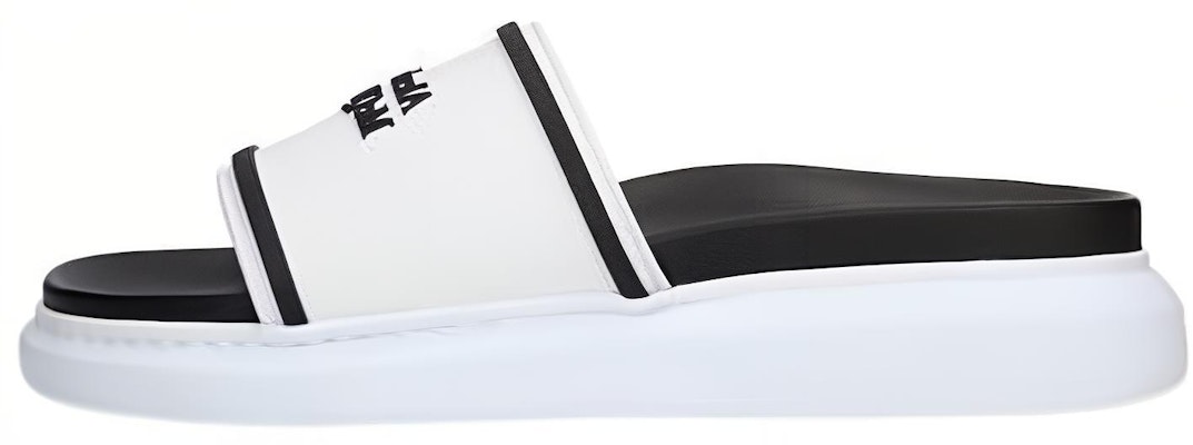 Alexander McQueen Rubber Hybrid Sandal 'White Black' 627188W4N409061 Buy Alexander McQueen Rubber Hybrid Sandal 'White Black' 627188W4N409061