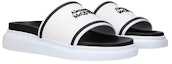 Order Alexander McQueen Rubber Hybrid Sandal 'White Black' 627188W4N409061