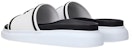 Alexander McQueen Rubber Hybrid Sandal 'White Black' 627188W4N409061