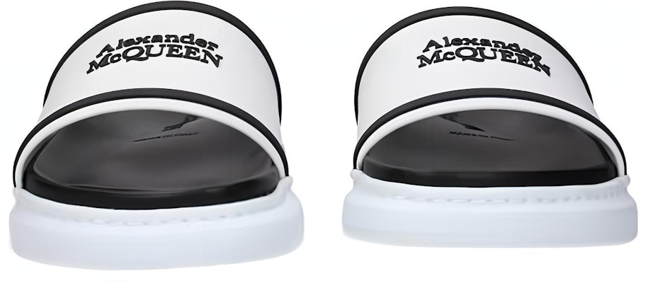 Alexander McQueen Rubber Hybrid Sandal 'White Black' 627188W4N409061 Shop Alexander McQueen Rubber Hybrid Sandal 'White Black' 627188W4N409061