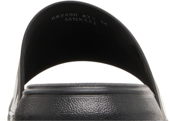 亞歷山大·麥昆 橡膠 平底 圓頭 時尚涼拖 男款 黑色 Sizing 亞歷山大·麥昆 橡膠 平底 圓頭 時尚涼拖 男款 黑色