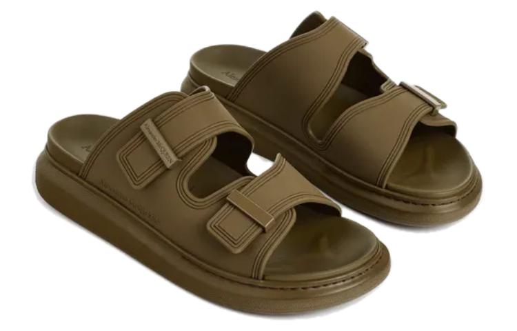 Shop 알렉산더 맥퀸 그린 플랫폼 슬라이드 663563W4Q553145