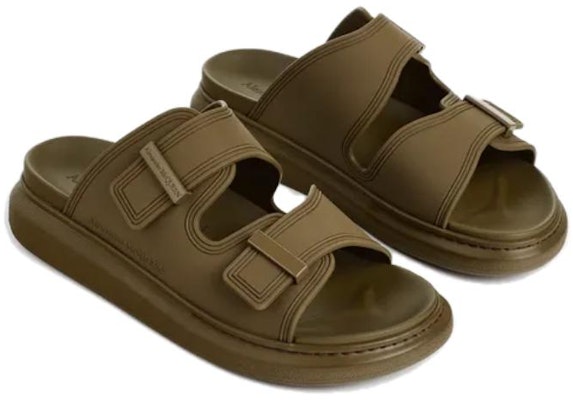 알렉산더 맥퀸 그린 플랫폼 슬라이드 663563W4Q553145 Shop 알렉산더 맥퀸 그린 플랫폼 슬라이드 663563W4Q553145