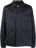 Alexander McQueen S22 Black Logo Print Relaxed Fit Long-Sleeve Jacket for Men 703322-QTZ49-1000 Alexander McQueen S22 Black Logo Print Relaxed Fit Long-Sleeve Jacket for Men 703322-QTZ49-1000