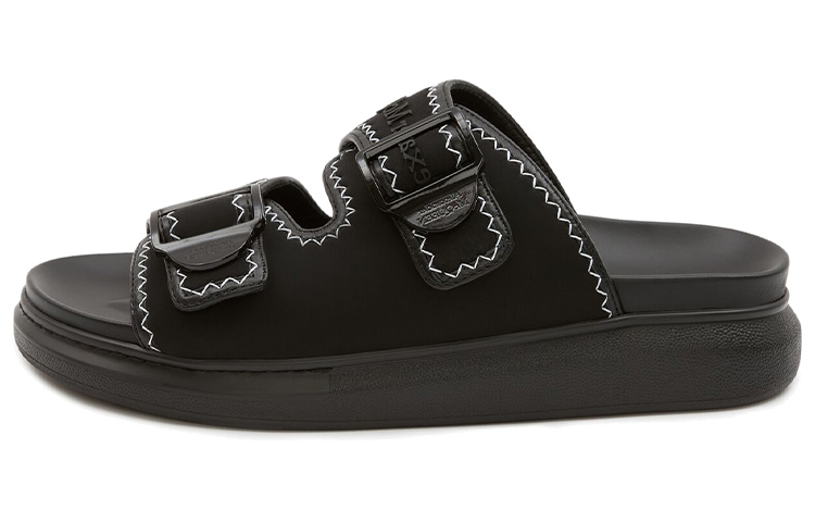 Buy 亚历山大·麦昆 黑色凉鞋 688529W4SE51071