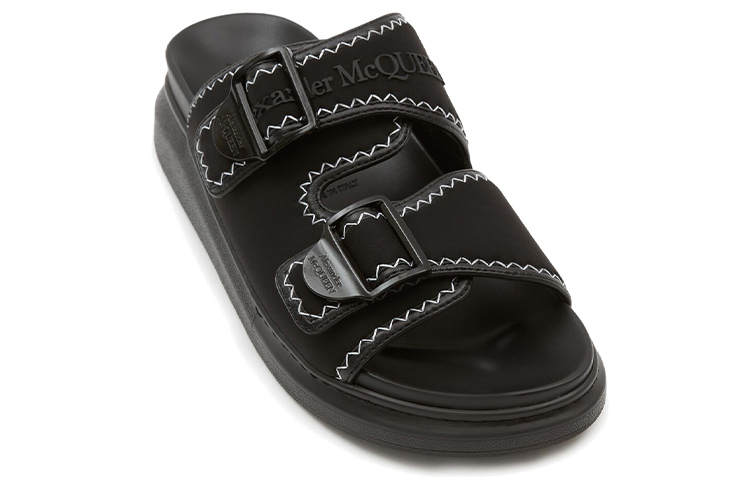 Lookbook 亚历山大·麦昆 黑色凉鞋 688529W4SE51071