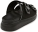 Shop Sandal Alexander McQueen 'Hitam' 688529W4SE51071