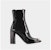 Sandal Alexander McQueen 'Kulit Hitam Perak' 6826831YBA7380040