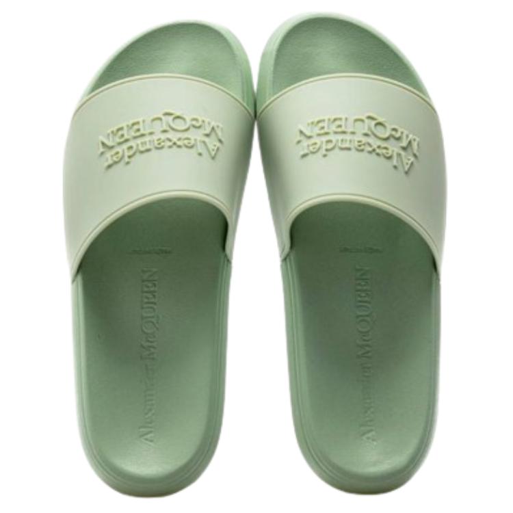 Shop アレキサンダー・マックイーン ピスタチオ サンダル 663564-W4QS0-3312