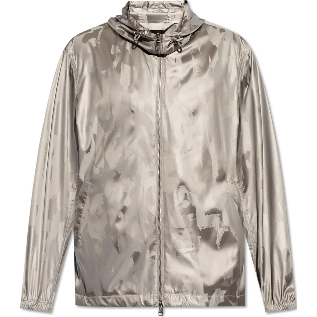 Alexander McQueen Silver Full-Print Zip Hoodie Jacket 794263-QRAA9-1278