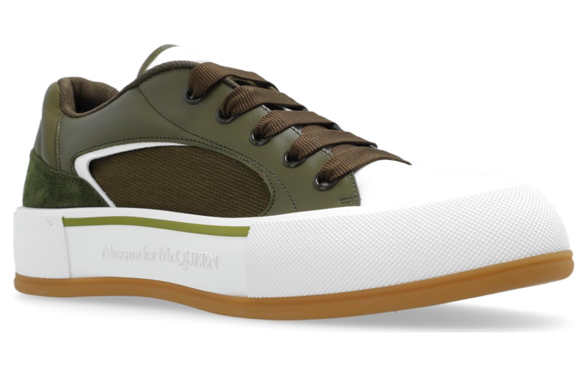 Order 亞歷山大·麥昆 皮革 休閒舒適輕便 低幫 板鞋 男款 黑色