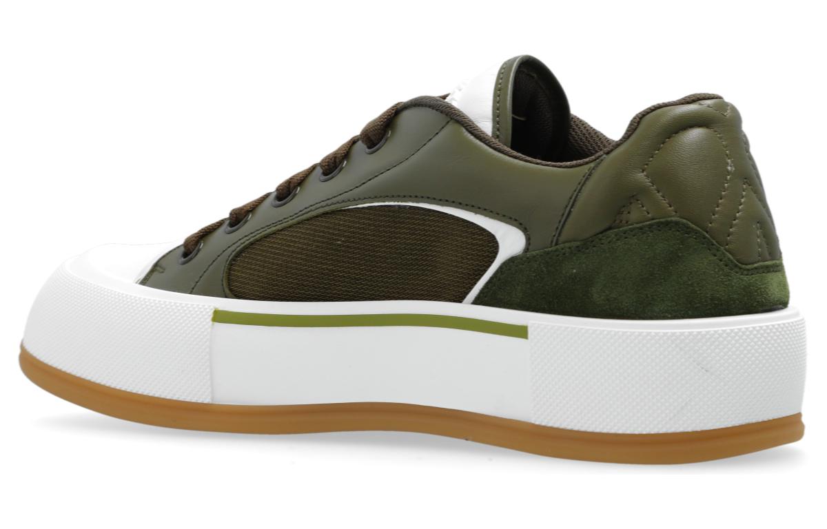 Shop 亞歷山大·麥昆 皮革 休閒舒適輕便 低幫 板鞋 男款 黑色