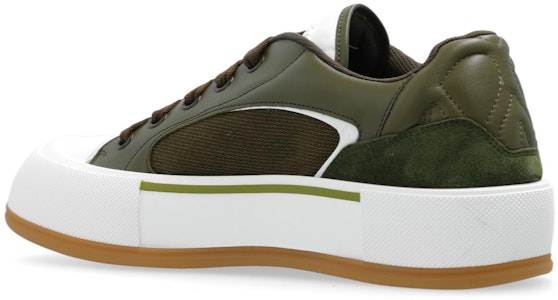 亞歷山大·麥昆 皮革 休閒舒適輕便 低幫 板鞋 男款 黑色 Shop 亞歷山大·麥昆 皮革 休閒舒適輕便 低幫 板鞋 男款 黑色