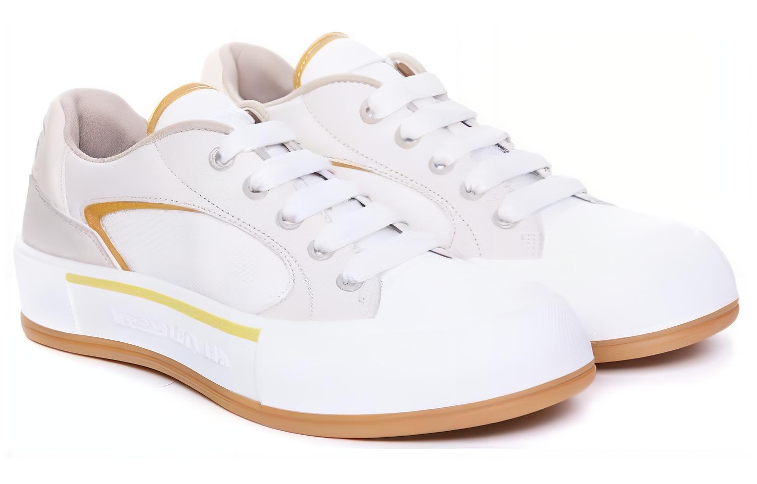 Order 알렉산더 맥퀸 스케이트 플림솔 화이트 (low 생략) 777242-W4SS3-8734