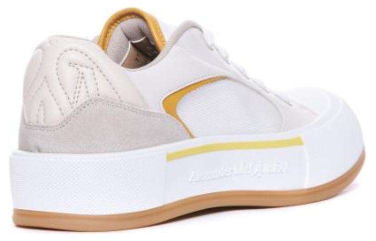 Lookbook 알렉산더 맥퀸 스케이트 플림솔 화이트 (low 생략) 777242-W4SS3-8734