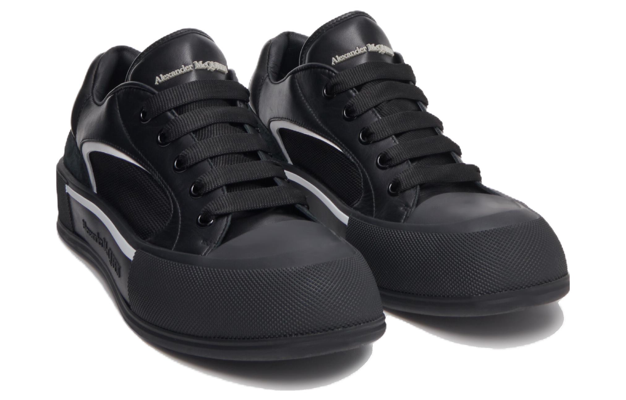 Order 알렉산더 맥퀸 스케이트 플림솔 (블랙/화이트) 777241W4SS31070