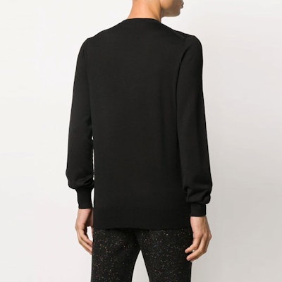 알렉산더 맥퀸 스컬 아플리케 니트 스웨터 블랙 632872-Q1XAP-1192 Purchase 알렉산더 맥퀸 스컬 아플리케 니트 스웨터 블랙 632872-Q1XAP-1192