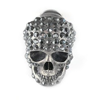 Alexander McQueen Skull Design Silver Earrings for Men 705806-I94VY-1572 Alexander McQueen Skull Design Silver Earrings for Men 705806-I94VY-1572