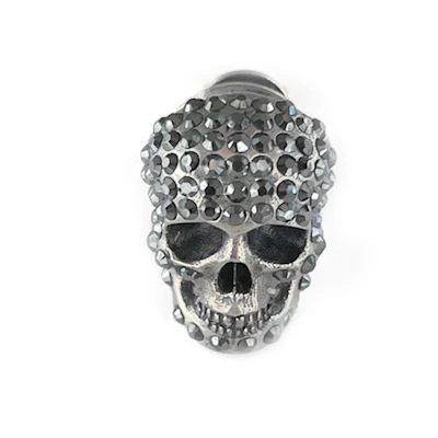 Alexander McQueen Skull Design Silver Earrings for Men 705806-I94VY-1572