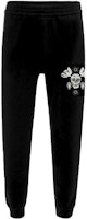 Alexander McQueen Skull Embroidered Knit Joggers - Cutout Pattern Design. 666633-QRX43-1000 Alexander McQueen Skull Embroidered Knit Joggers - Cutout Pattern Design. 666633-QRX43-1000