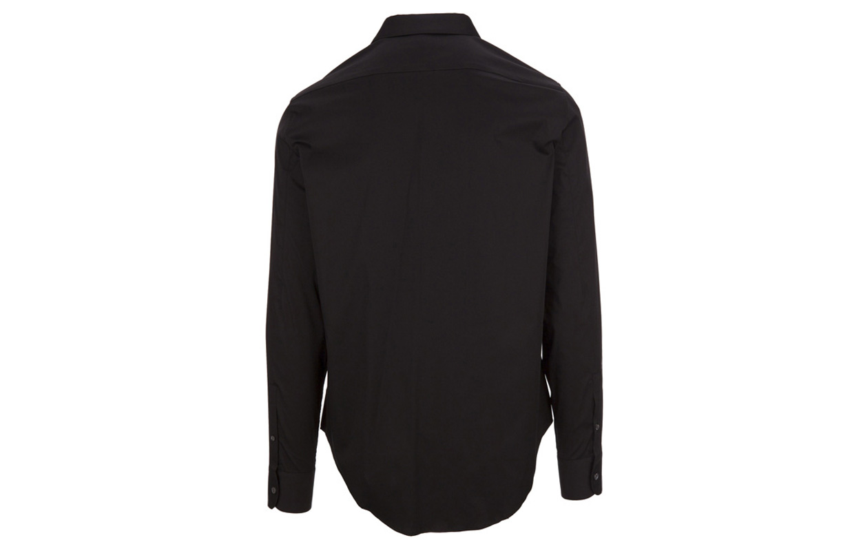 Lookbook Alexander McQueen Skull Embroidered Long-Sleeve Shirt Black 558642-QMN19-1000