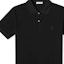 Details for Alexander McQueen Baju Polo Berkolar Hitam Sulaman Tengkorak Lengan Pendek Kasual 622106-QRX33-1000