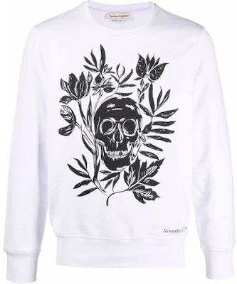 Sudadera Alexander McQueen Skull Graphic de algodón holgado cuello redondo 666639-QRZ1A-0900 Buy Sudadera Alexander McQueen Skull Graphic de algodón holgado cuello redondo 666639-QRZ1A-0900