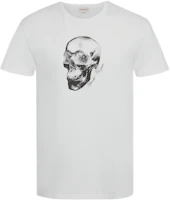 Alexander McQueen Skull Graphic White Short Sleeve T-Shirt White 705010-QTZ16-0900 Alexander McQueen Skull Graphic White Short Sleeve T-Shirt White 705010-QTZ16-0900