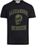 Order アレキサンダーマックイーン スカルレターグラフィック ブラッククルーネックTシャツ 759442-QTAAW-0519