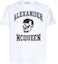 Order Alexander McQueen Skull Letter Graphic Crewneck T-Shirt Putih. 759442-QVZ29-0910
