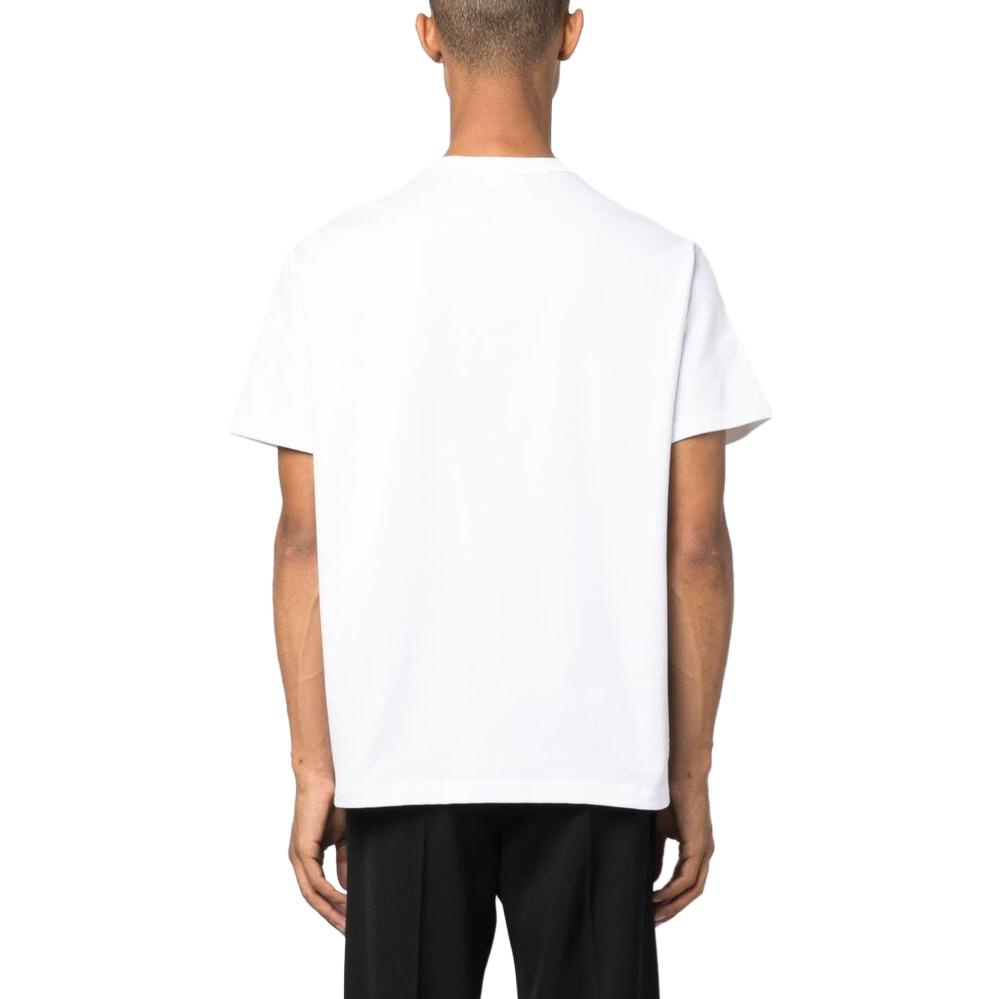 Purchase Alexander McQueen Skull Letter Graphic Crewneck T-Shirt Putih. 759442-QVZ29-0910