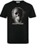 Order 알렉산더 맥퀸 스컬 로고 프린트 티셔츠 SS22 블랙 크루넥 티. 704967-QTZ02-0901