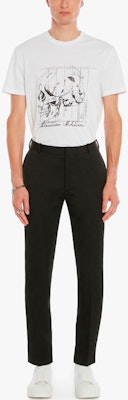 알렉산더 맥퀸 스컬 로고 프린트 크루넥 티셔츠 682528-QSZ60-0900 Lookbook 알렉산더 맥퀸 스컬 로고 프린트 크루넥 티셔츠 682528-QSZ60-0900