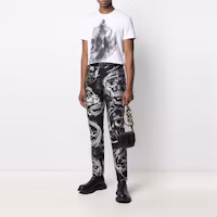 Lookbook Alexander McQueen 骷髏圖案白色圓領T恤 650403QQZ60-0900