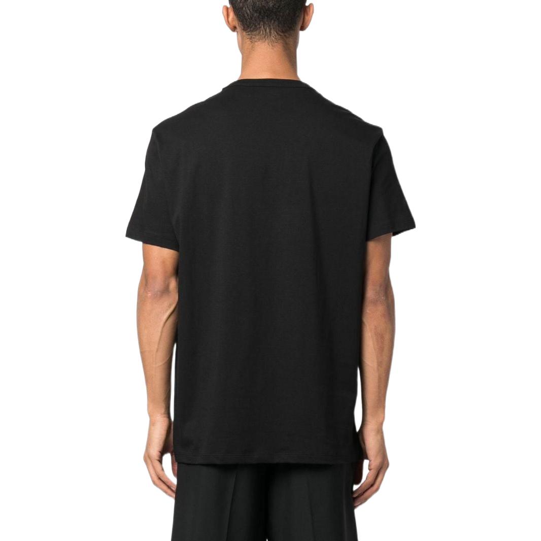 Shop 亚历山大·麦昆 FW22 骷髅印花黑色圆领T恤 727281-QUZ20-1000