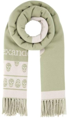 亞歷山大·麥昆骷髏印花時尚圍巾卡其色 6624563200Q2972 Buy 亞歷山大·麥昆骷髏印花時尚圍巾卡其色 6624563200Q2972