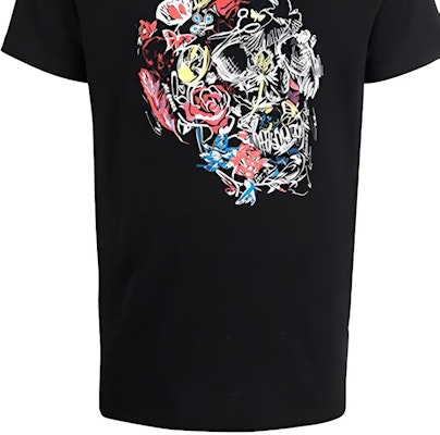 알렉산더 맥퀸 스컬 프린트 반팔 티셔츠 블랙 682516-QSZ50-0901 Cheap 알렉산더 맥퀸 스컬 프린트 반팔 티셔츠 블랙 682516-QSZ50-0901