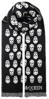 Alexander McQueen Skull Print Wool Silk Scarf Unisex Couples Edition 6244254200Q1078 Alexander McQueen Skull Print Wool Silk Scarf Unisex Couples Edition 6244254200Q1078