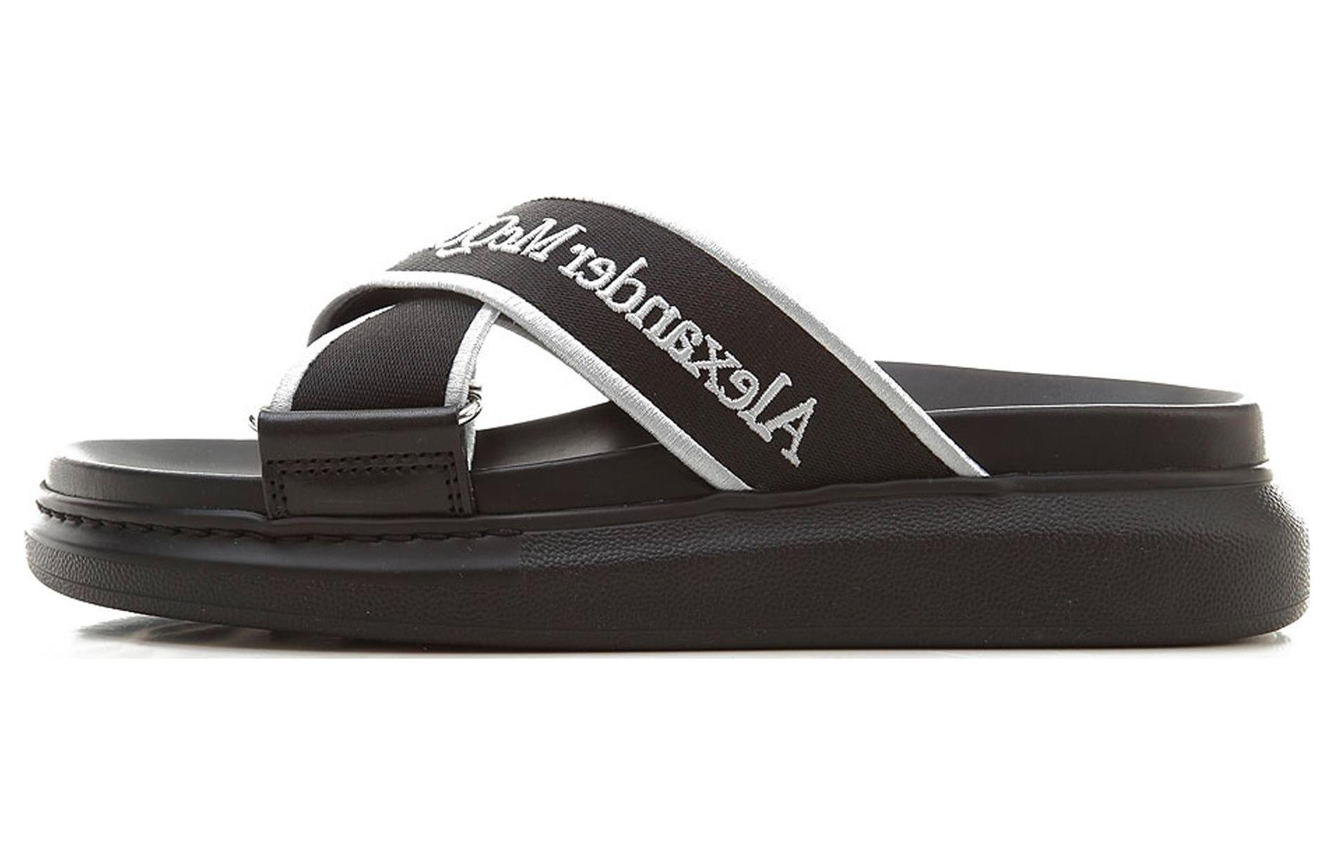 Buy Alexander McQueen Slides 'Black' 627182W4N221081