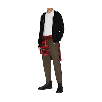 Alexander McQueen Slim Fit Letter Print Casual Jacket 603230-Q1WYM-1018