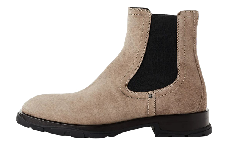 Alexander McQueen Slim Tread Chelsea Boot 'Beige Suede' 728257WIA5M2411