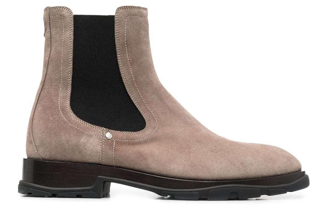 Order Botas Chelsea Alexander McQueen Slim Tread 'Beige Suede' 728257WIA5M2411